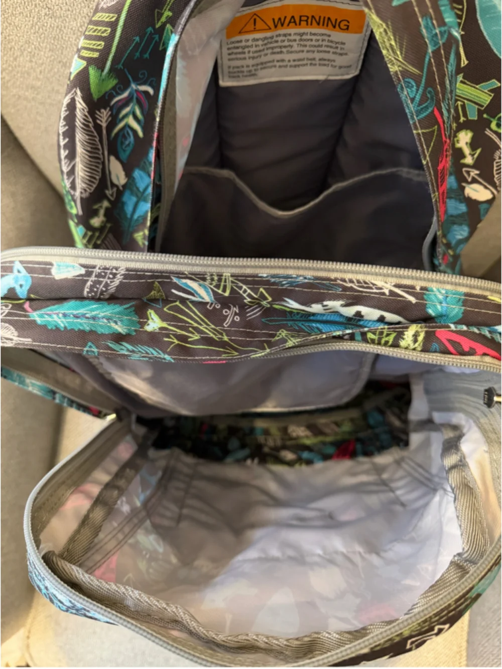 L.L. Bean owned vibrant shoulder